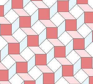 Muster Raute-Quadrat