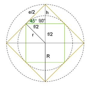 Rhombendodekaeder-Schnitt